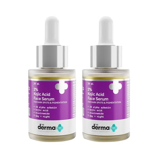 The Derma Co 2% Kojic Acid Face Serum Combo Pack of 2 (30ml)