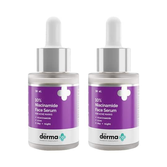 The Derma Co 10% Niacinamide Face Serum Combo Pack of 2 (30ml)