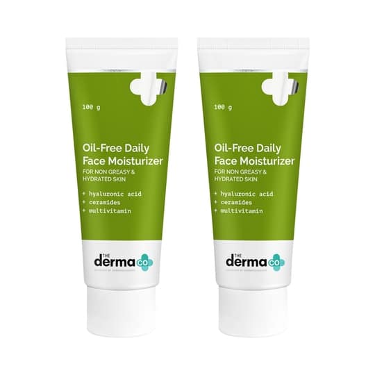 The Derma Co Oil-Free Daily Face Moisturizer Combo Pack of 2 (100g)