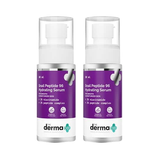 The Derma Co Snail Peptide 96 Hydrating Serum with Snail Mucin & Peptide Complex Combo (80 ml)