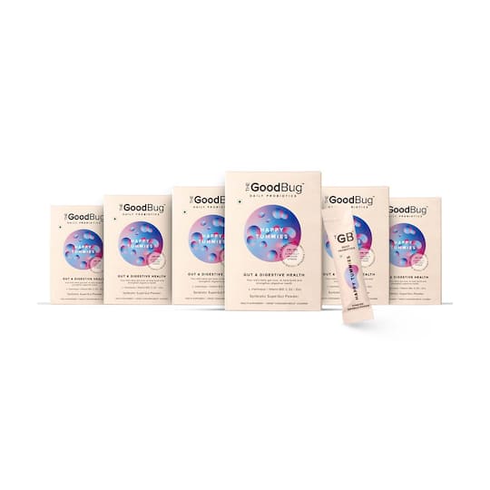 The Good Bug Happy Tummies Supergut Powder For Gut & Digestive Health (Pack Of 6 x 15 Sachet) Combo