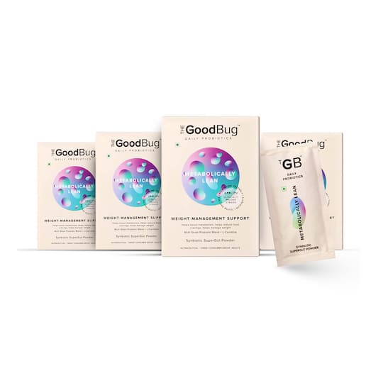 The Good Bug Metabolically Lean Supergut Powder For Weight Management (Pack Of 4 x 15 Sachet) Combo
