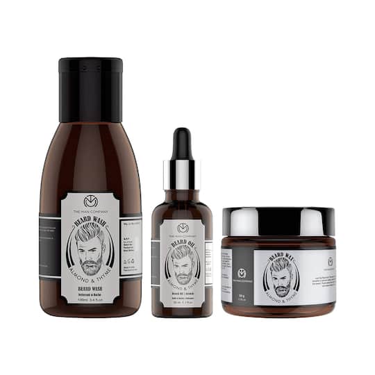 The Man Company Beard Growth Kit - Set Of 3