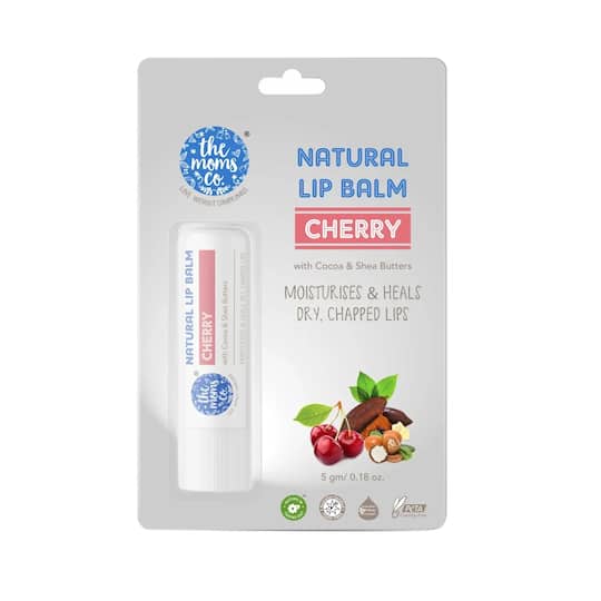 the moms co. Natural Cherry Lip Balm (5g)