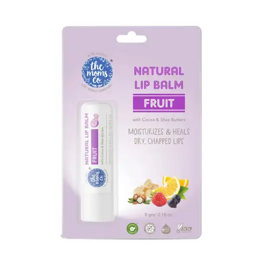the moms co. Natural Fruit Lip Balm (5g)