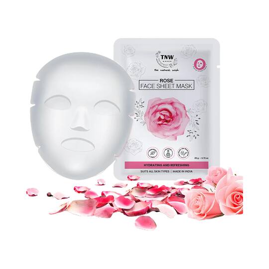 TNW The Natural Wash Rose Face Sheet Mask (20g)