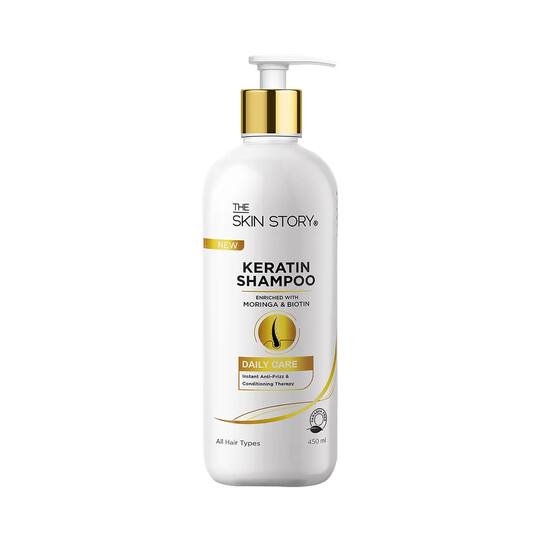 The Skin Story New Moringa & Biotin Keratin Shampoo (450ml)