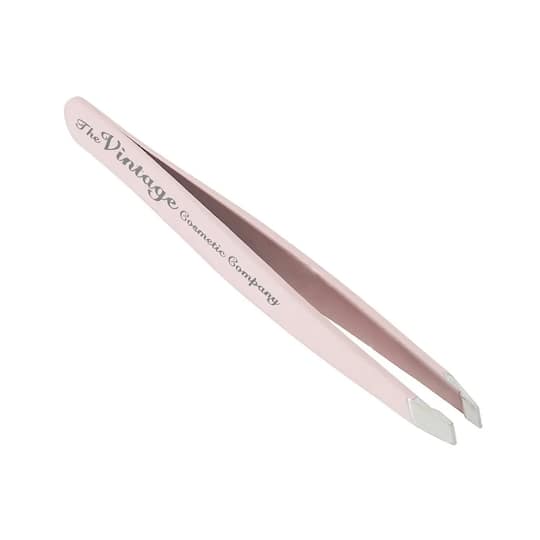 The Vintage Cosmetic Company Soft Touch Slanted Tweezer