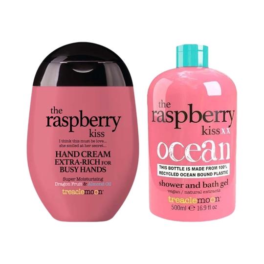Treaclemoon The Raspberry Kiss Shower Gel (500 ml) + The Raspberry Kiss Hand Cream (75 ml) Combo