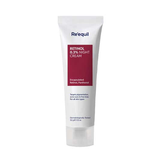 Re'equil 0.3% Retinol Night Cream Improves Skin Texture & Reduces Acne (32 g)