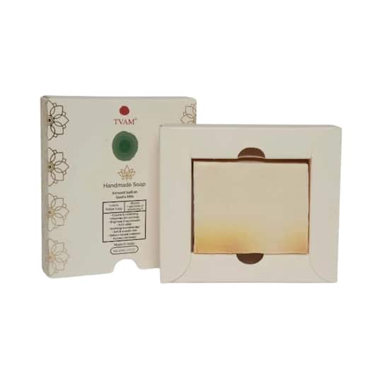 TVAM Handmade Soap - Almond Saffron Goat's Milk (100 g)