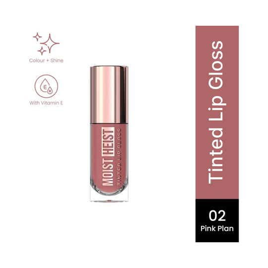 Swiss Beauty Moist Heist Tinted Lip Gloss Color+ Shine - 2 Pink Plan (4.8 g)