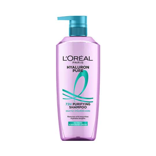 L'Oreal Paris Hyaluron Pure 72H Purifying Shampoo (620 ml)
