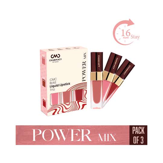 Charmacy Milano Bold Liquid Lipstick Trio - Power Mix (3 pcs)