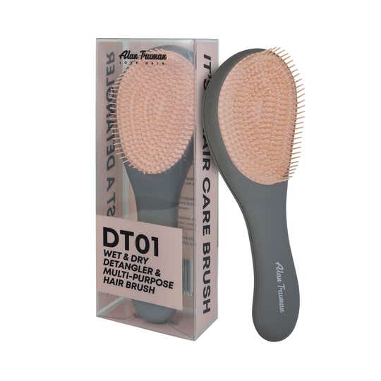 Alan Truman DT01 Detangling Brush - Grey Pink (1 Pc)