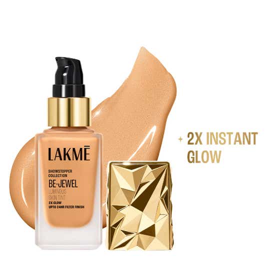 Lakme Be-Jewel Luminous Skin Tint Up to 2X Luminous Glow - Warm Creme (25 ml)