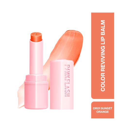 Pinkflash Color Reviving Lip Balm - OR01 Sunset Orange (2.8 g)