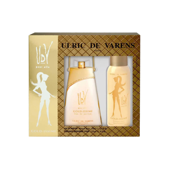 Ulric De Varens Gold-Issme Set (Eau De Parfum ++ Deodrant) (200ml)