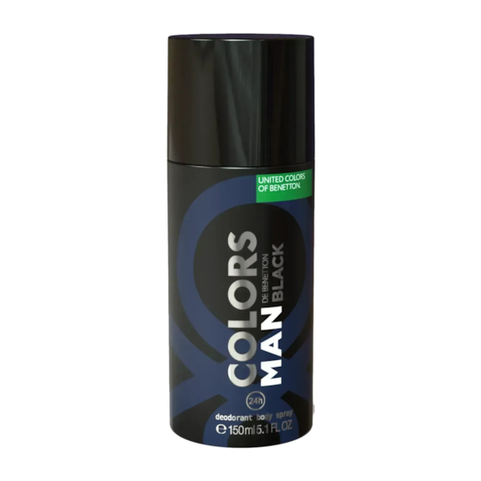 United Colors Of Benetton Colors Man Black Deodorant Spray (150ml)