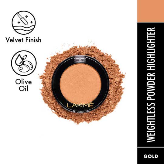 Lakme Face It Highlighter - H2 Gold (4g)