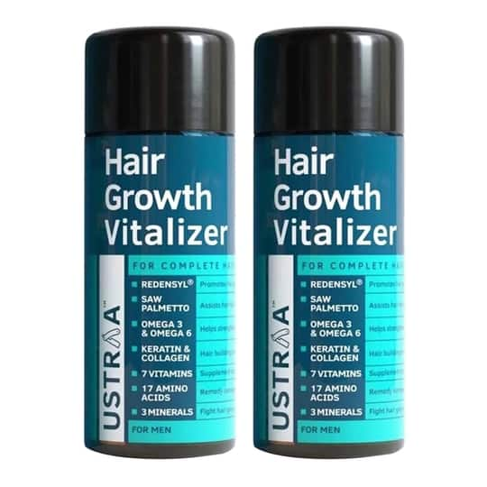 Ustraa Hair Growth Vitalizer (100 ml) & Hair Growth Vitalizer (100 ml) Combo