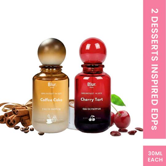 Blur India Smells Like Breakfast In Bed EDP Set - Coffee Cake+Cherry Tart (2 pcs)