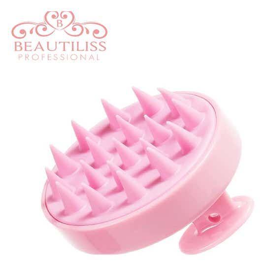 Beautiliss Silicone Hair Scalp Massager & Anti Dandruff Shampoo Brush - 01