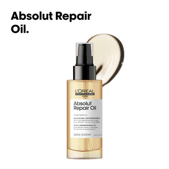 L'OREAL PROFESSIONNEL Absolut Repair 10-in-1 Multi-Benefit Hair Serum For Dry & Damaged Hair (90 ml)