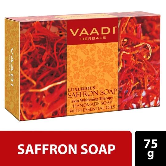 Vaadi Herbals Luxurious Saffron Soap (75g)