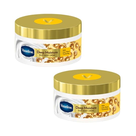 Vaseline Deep Moisture Silky Body Creme Combo