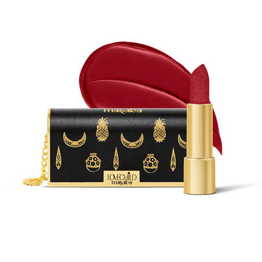 LoveChild Masaba Batua Pocket Lipstick - Rich Satin Finish (Gulaabo) (4 gm)