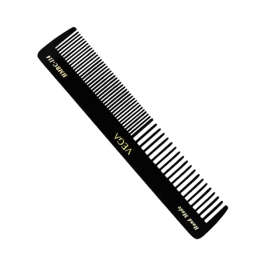 Vega General Grooming Hair Comb for Men and Women Black Handmade (HMBC-114) (35 g)