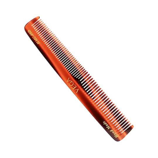 Vega Handmade Tortoise Shell Graduated Dressing Hair Comb for Men and Women (HMC-09D) (29 g)