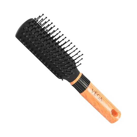 Vega Mini Flat Hair Brush India's No.1 Hair Brush Brand for Men & Women (R5-FB) (67 g)