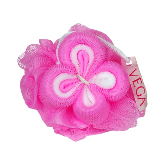 Vega Luxury Flower Sponge Bath Shower Loofah Sponge Scrubber Exfoliator for Unisex BA-3/5 (76 g)