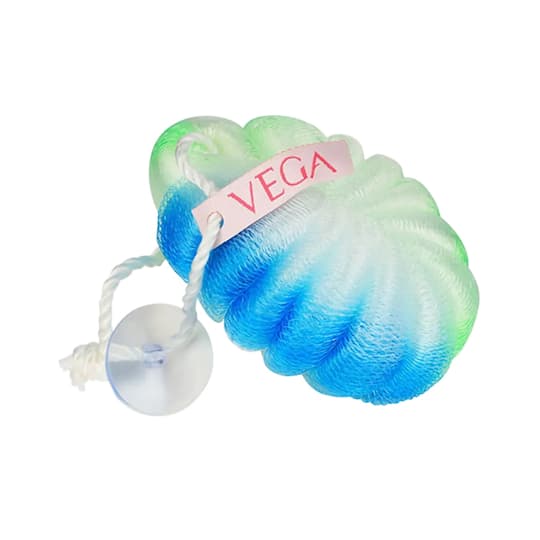 Vega Flower Sponge Bath Shower Loofah Sponge Scrubber Exfoliator for Women and Men (BA-3/3) (62 g)
