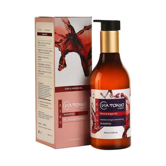Via Tokyo Organic Wine & Argan Oil Shampoo (285ml)