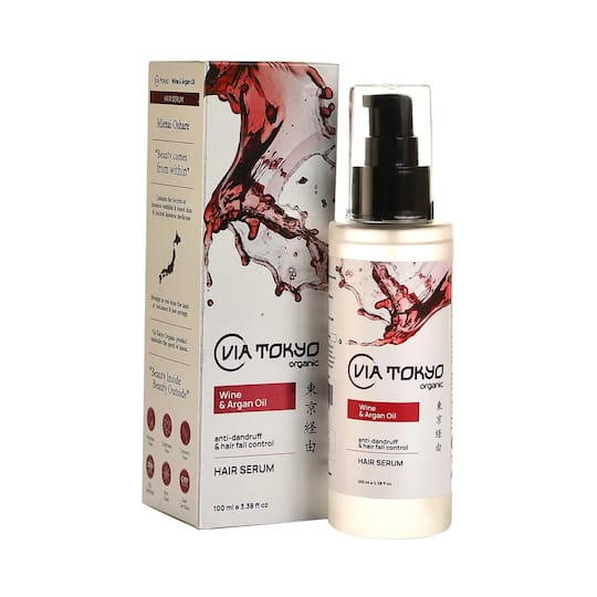 Via Tokyo Organic Wine & Argan Oil Hair Serum (100ml)