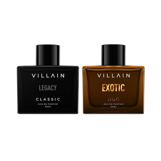 Villain Legacy Classic Luxury + Exotic Oud Perfume Combo for Men (2 x 50 ml)