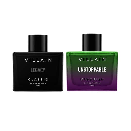 Villain Legacy Classic + Unstoppable Mischief Premium Perfume Combo for Men (2 x 50 ml)