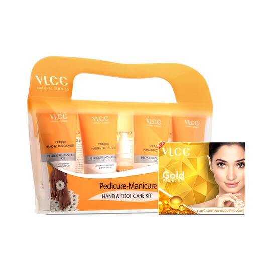 VLCC Pedicure Manicure & Gold Facial Kit