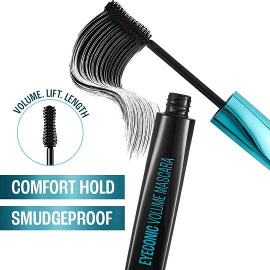 Lakme Eyeconic Volumizing Mascara - Deep Black (8.5 ml)