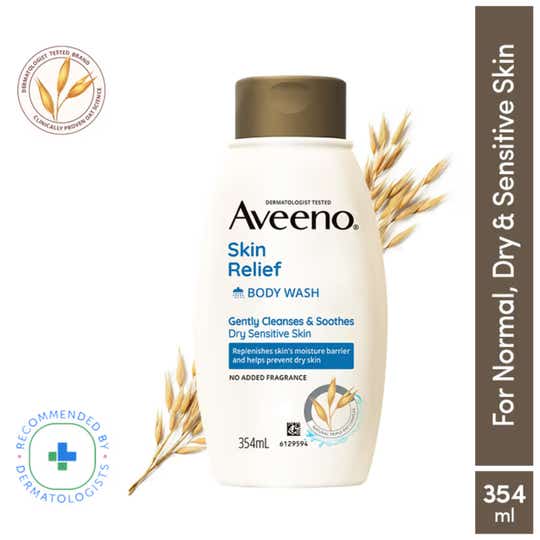 Aveeno Skin Relief Fragrance Free Body Wash (354ml)