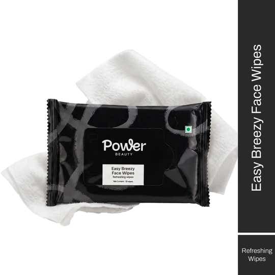 Power Beauty Easy Breezy Face Wipe Refreshing (10 Wipes)