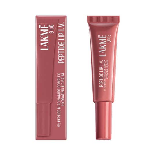 Lakme Peptide Lip I.V. Hydrating Lip Balm - Bare Minimum Hydration (10 g)
