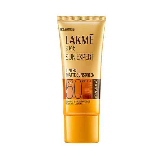 Lakme Tinted Sunscreen SPF 50 PA +++, UVA/B protection, for all dry, oily, normal skin (100 ml)