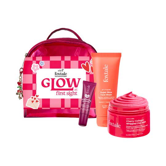 Foxtale Glow At First Sight Gift Set with Free Pouch and Charm (4 pcs)