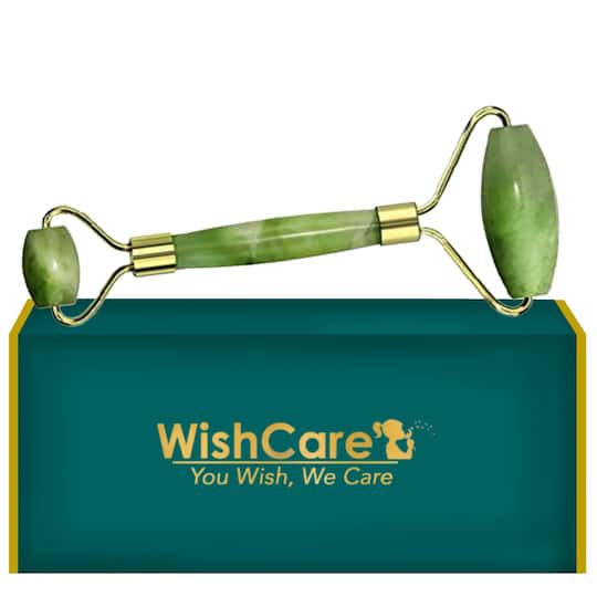 WishCare Authentic Jade Roller Face Massager Tool (100g)