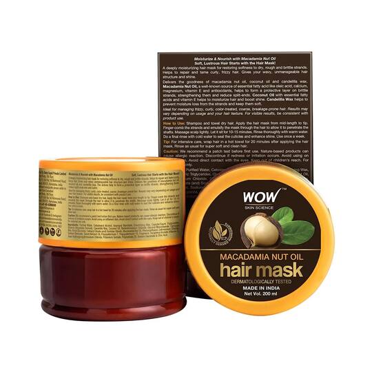 WOW SKIN SCIENCE Macadamia Nut Oil Hair Mask (200ml)