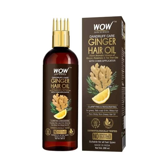 WOW SKIN SCIENCE Dandruff Care Ginger Hair Oil (200ml)